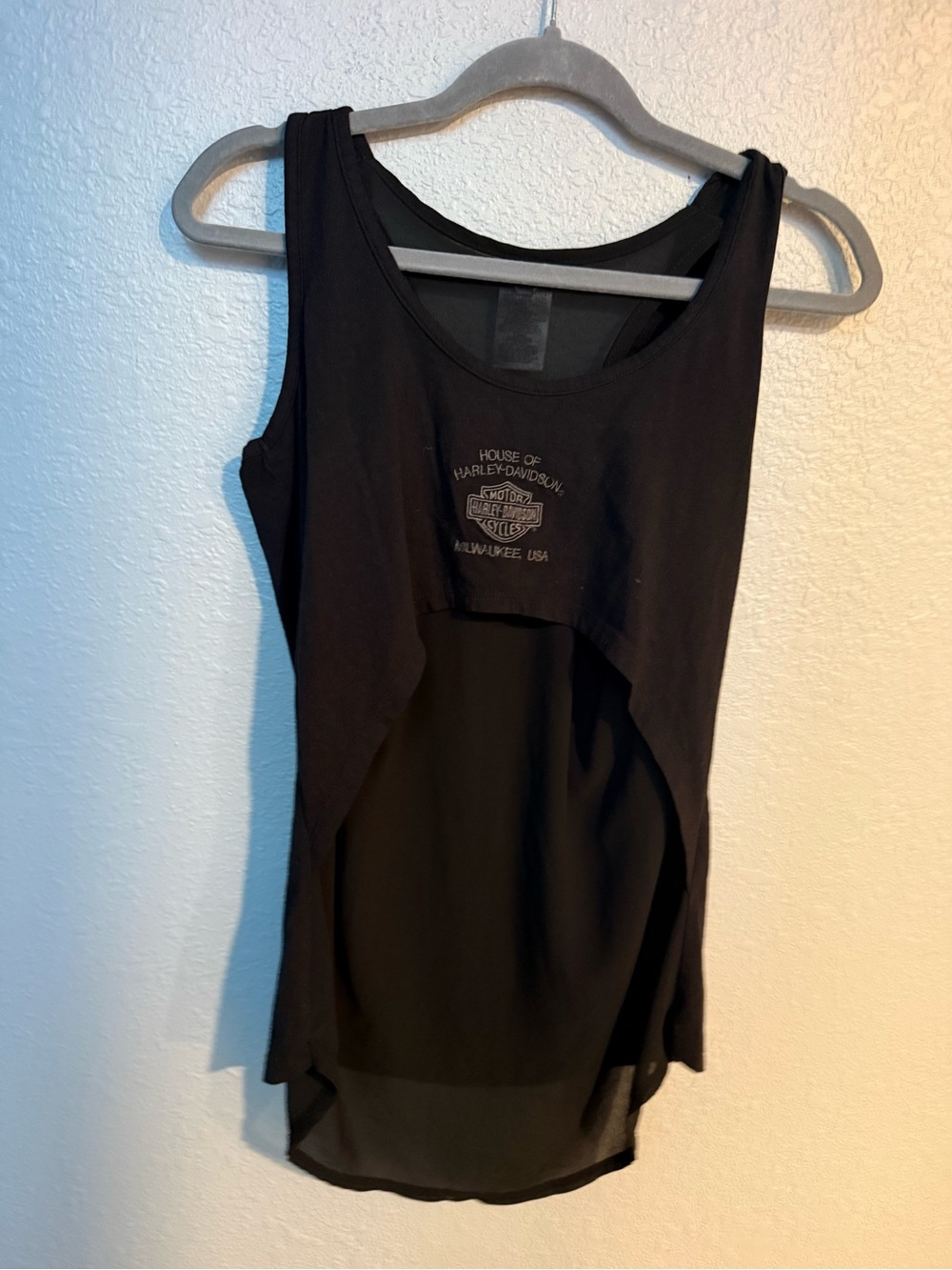Harley Davidson Black Tank Top - M - Picture 3 of 5